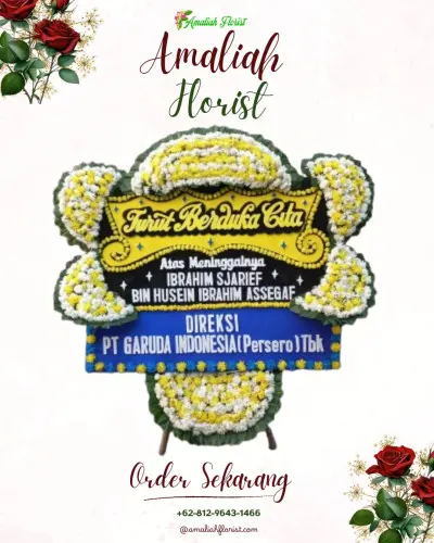 Papan Bunga Duka di Palihan