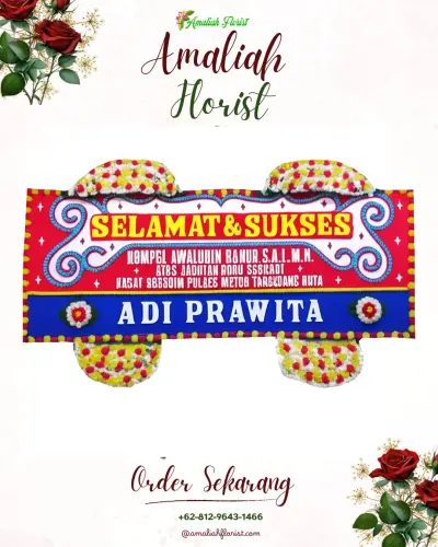 Karangan Bunga Ucapan Selamat di Palihan