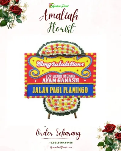 Bunga Papan Congratulation di Palihan